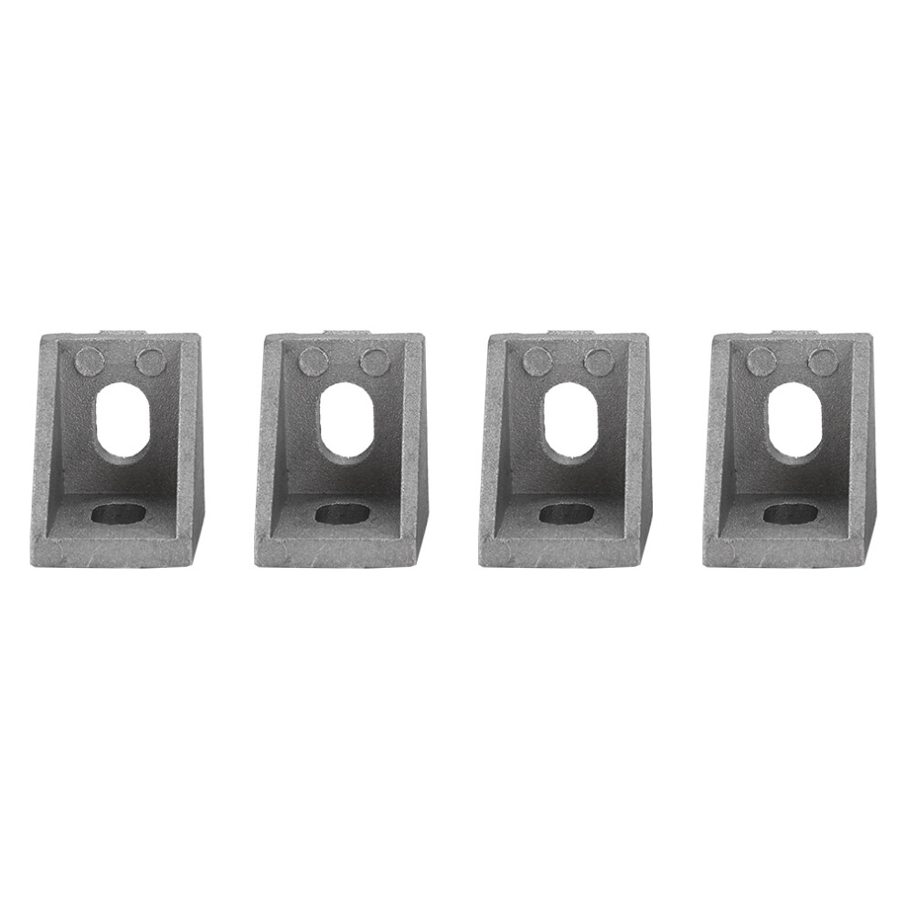 Aluminum Profile Corner Bracket, L Shape Right Angle Joint For Industrial Aluminum Frame Structures, Compatible With 20Mm V-Groove Linear Guide And 4M 9176269504755