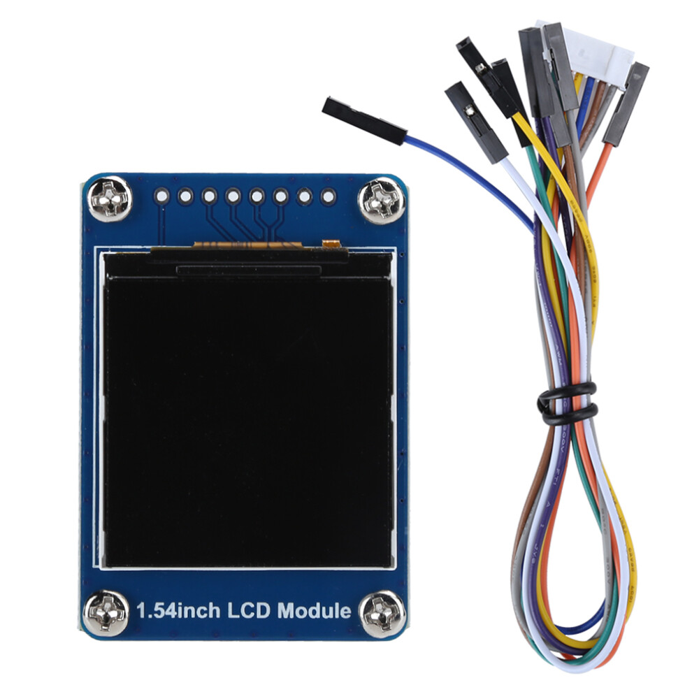 1.54Inch Lcd Display Screen, Clear Presentation Of Texts, Graphics And Images, 240X240 Resolution Spi Control, Compatible With Raspberry Pi/Arduino/St 9176269506568