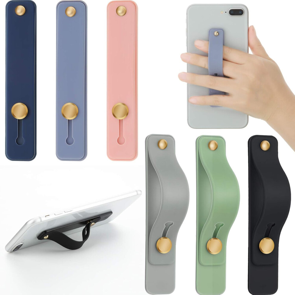 Secure Hand Strap Holder, Slim Fashionable Finger Loop Selfie Grip, Lockable Design Ensures Safe Grip For Your Smart Devices 9012494685084