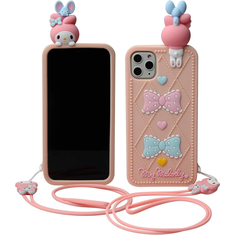 Cute Kawaii Design Shock-Absorption Case For Women Girls, Soft Silicone Rubber Cover With Cinnamon Dog Motif Protects Your Device From Scratches And I 9012494684858