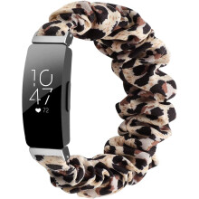 Potlačený látkový náramok na fitness tracker, mäkký bavlnený materiál, umývateľný elastický látkový pás s ľahkým komfortom,