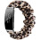 Trykt stofarmbånd til fitnesstracker, blødt, vaskbart elastisk stofbånd i bomuld med letvægtskomfort, elastisk scrunchie-design 1