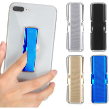 Telefoonhouder met vingerbandje, verbeterde telefoonhouder met kleeflaag voor alle smartphones en kleine tablets (4 stuks)