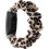 Trykt stofarmbånd til fitnesstracker, blødt, vaskbart elastisk stofbånd i bomuld med letvægtskomfort, elastisk scrunchie-design 2