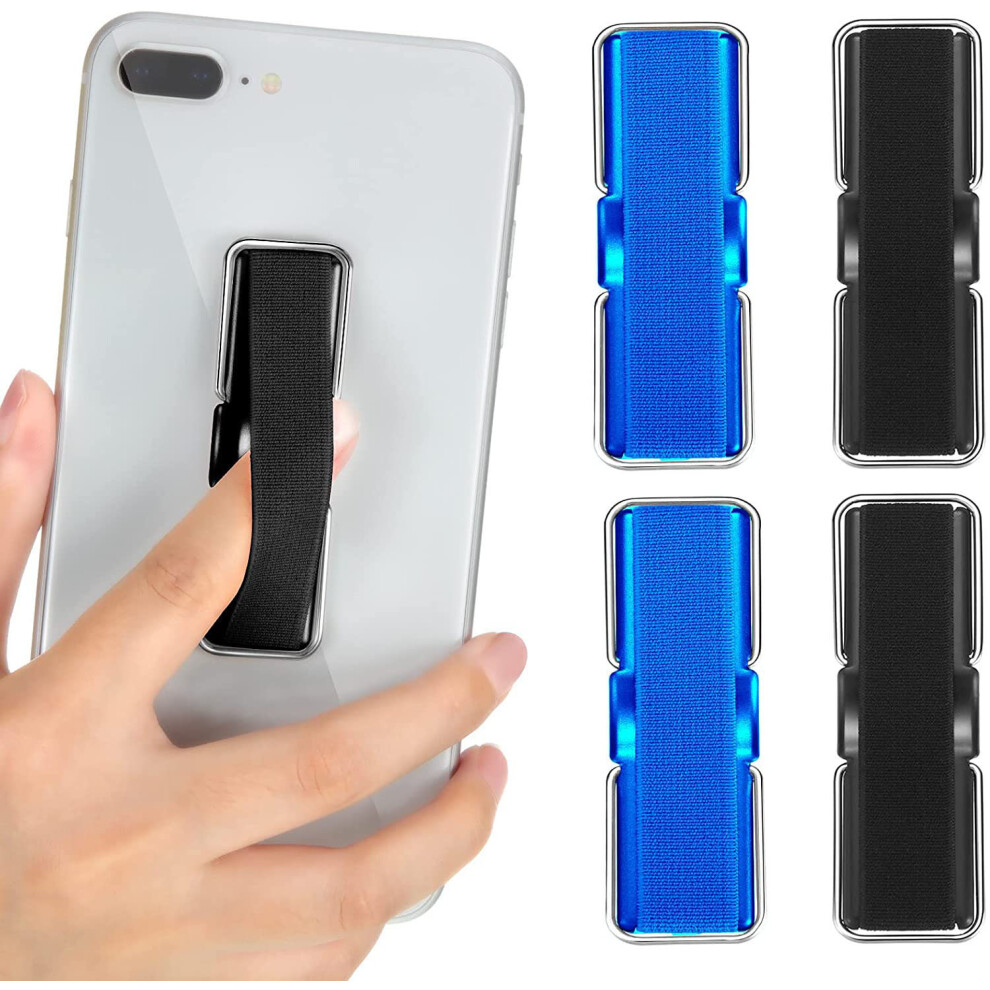 Telescopic Phone Kickstand For All Smartphones, Elastic Finger Holder With Adhesive Loop, Convenient Tool For One-Hand Operation Facilitation, Secure 9012494685039