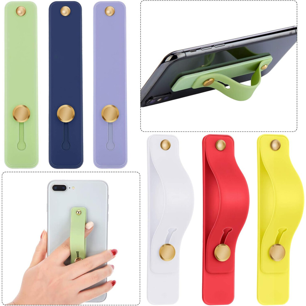 Secure Hand Strap Holder, Slim Fashionable Finger Loop Selfie Grip, Lockable Design Ensures Safe Grip For Your Smart Devices 9012494685060