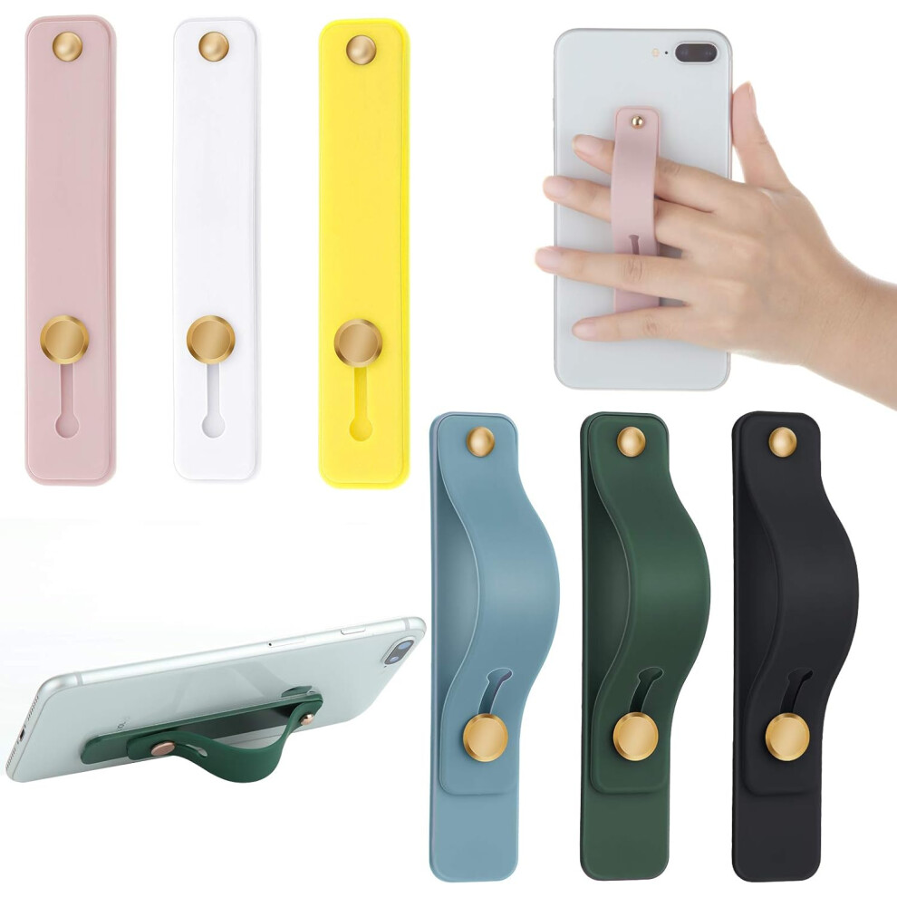 Secure Hand Strap Holder, Slim Fashionable Finger Loop Selfie Grip, Lockable Design Ensures Safe Grip For Your Smart Devices 9012494685053