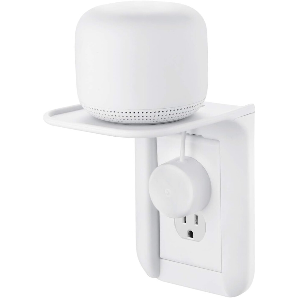 Innovative Horizontal Wall Outlet Shelf, Space Saving Solution For Cell Phone Shelf, Convenient Mounting For Various Locations With Easy Installation 9012494685404