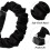 Trykt stofarmbånd til fitnesstracker, blødt, vaskbart elastisk stofbånd i bomuld med letvægtskomfort, elastisk scrunchie-design 3