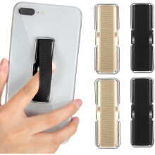 Telescopic Phone Kickstand For All Smartphones, Elastic Finger Holder With Adhesive Loop, Convenient Tool For One-Hand Operation Facilitation, Secure