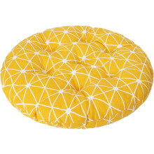 Set Of 2 Outdoor Bistro Pads Non-Fade Tufted Design Comfortable Padding For Garden Patio Furniture