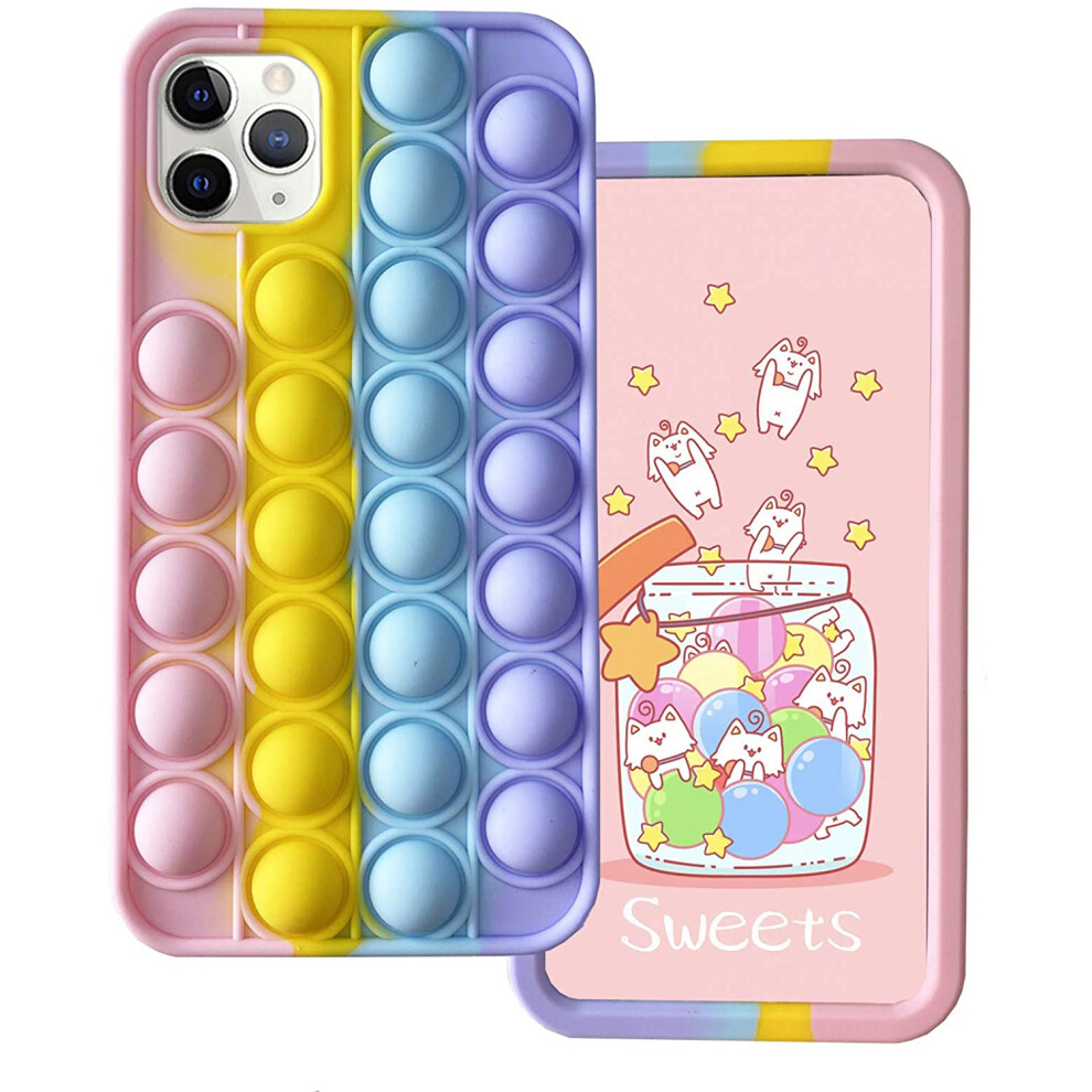 Cute Case For Iphone, Unique Anime Kawaii Theme Fashion Stylish Protective Case With Shock Absorbent Tpu, Liquid Silicone Compatible With Iphone For K 9012494684674