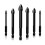 6 Pcs Carbide Drill Bit Set Compatible with Ceramic, Tile, Wood, Wall - Universal Punch Drill Bits for Versatile Use 1