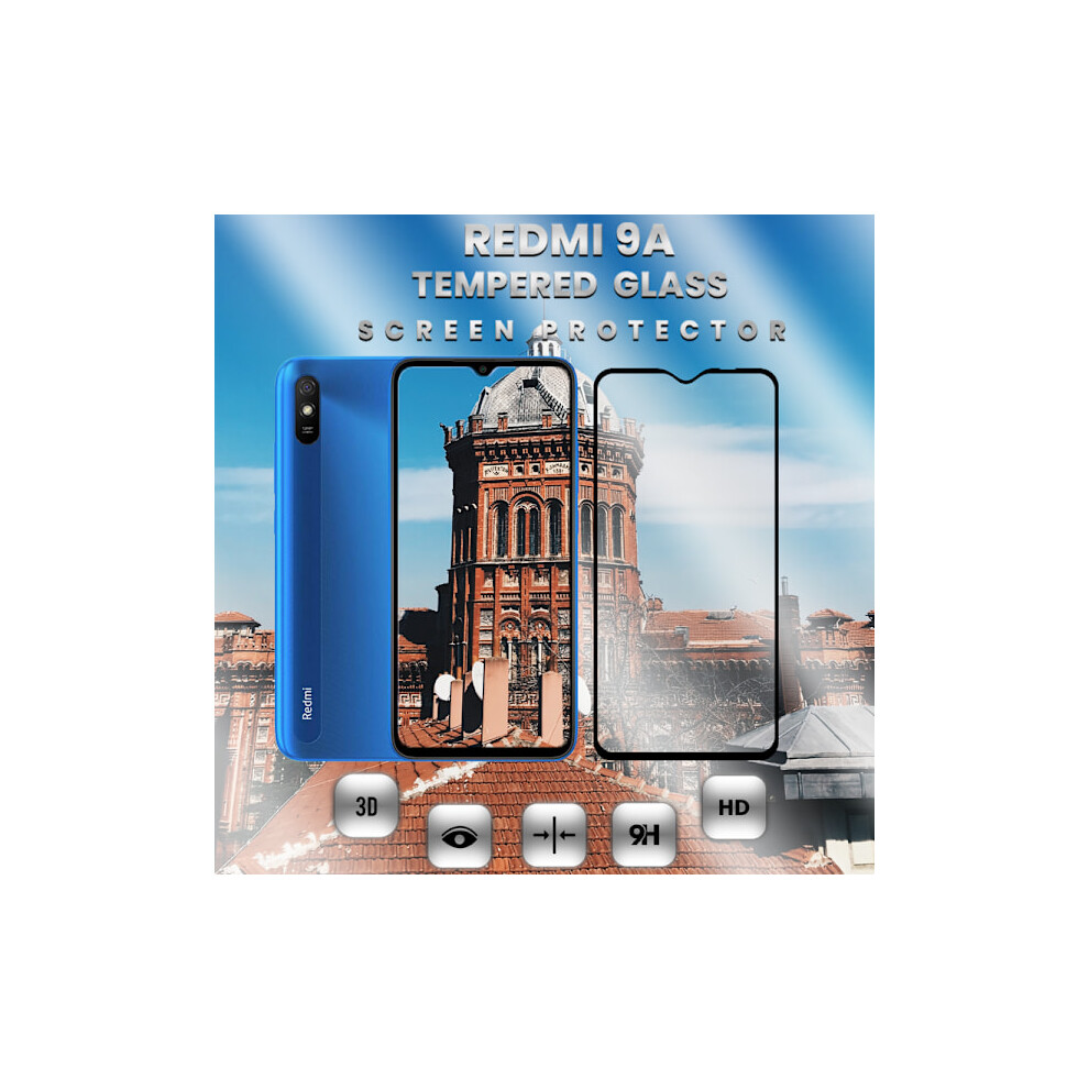 Compatible With Xiaomi Redmi 9A - Tempered Glass 9H - Super Quality 3D Screen Protector 9773935036307