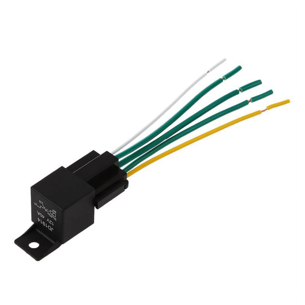 12V Automotive Changeover Relay 40A 5-Pin With Socket Holder 9773935036376
