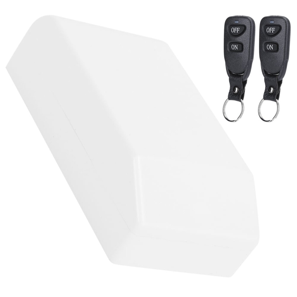Emoshayoga Rf Wireless Relay Remote Control, Single Channel Switch, Wireless Controller With 2Pcs Remote Control Module Light Switch 9773935036369