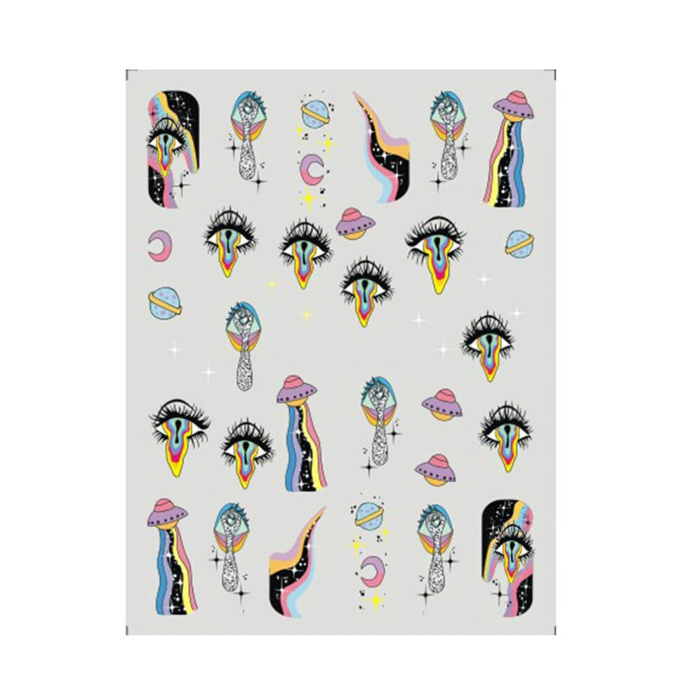 Halloween Nail Stickers 5D Embossed SelfAdhesive Decals with Skull and Ghost Designs for Women
