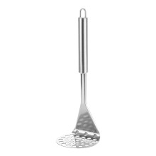 Stainless Steel Potato Masher with EffortSaving Lever for Vegetables and Baby Food