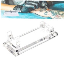 Transparent Tattoo Machine Holder Organizer with MultiSlot Storage for Professional Tattoo Pen Display