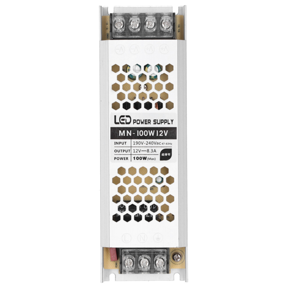 Universal Regulated Switching Power Supply High Efficiency Industrial Transformer With Overload Protection Fanless Design 100W For Led Strip Lights 9358999279558