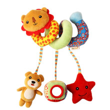 Bréagán Bog Cadáis Plush Bréagán Leanaí Spreagúil Bréagáin Oideachais Bréagáin Stroller Bíseach Suíochán Carranna Bréagán Crochta le