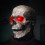 Ρεαλιστική μάσκα Halloween ενηλίκων με κρανίο και κινητό σαγόνι, τρομακτική μάσκα 6