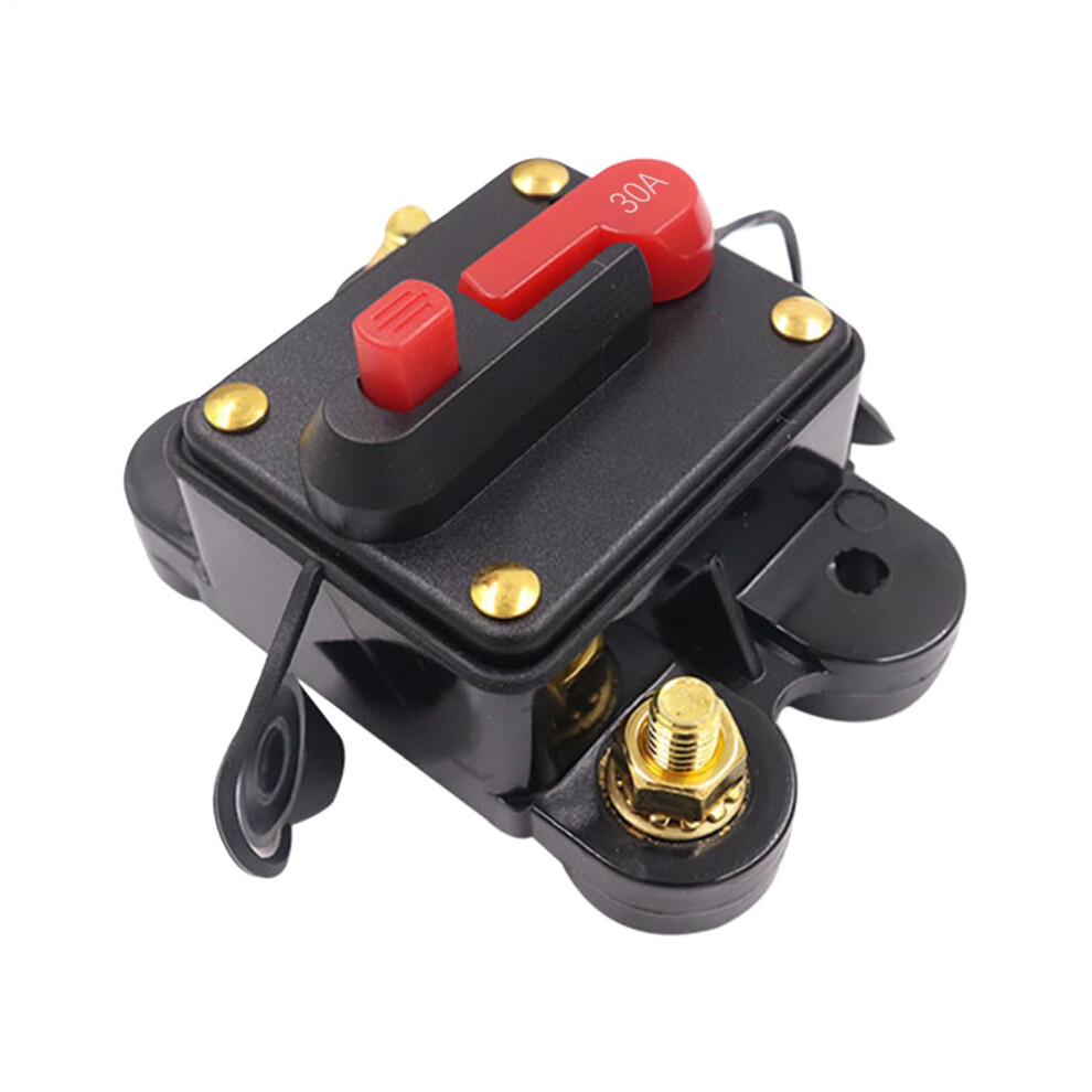 30A Rv Circuit Breaker With Battery Disconnect Switch, Marinegrade, Automatic Overload Protection 9365369153172