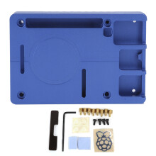 Ultra-Thin Anti-Corrosion Aluminum Alloy Raspberry Pi 4 Case, Passive Cooling With Accurate CNC Cut For Enhanced Heat Dissipation And Sturdy Durabilit