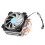 Ψύκτρα CPU RGB για επιτραπέζιους υπολογιστές, τέσσερις σωλήνες θερμότητας για 6