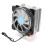Ψύκτρα CPU RGB για επιτραπέζιους υπολογιστές, τέσσερις σωλήνες θερμότητας για 2