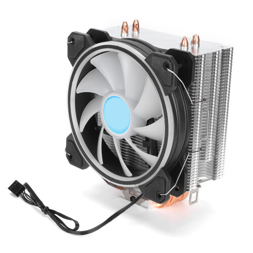 Ψύκτρα CPU RGB για επιτραπέζιους υπολογιστές, τέσσερις σωλήνες θερμότητας για 1