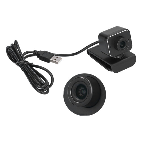Webcam au design festif avec éclairage LED haute définition, vision nocturne, microphone intégré, compatible visioconférence, webcam USB 2