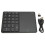 Mini Number Pad With Touchpad, High Sensitivity Touchpad 22 Key Wireless Numeric Keypad Dual Mode Bluetooth 2.4G Portable Size For Laptops Tablets 3