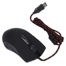 Wired Gaming Mouse, Ergonomic Design with Skin Friendly Surface, Adjustable DPI for Precise Movement, Wide Compatibility for PC, Laptop, Computer with