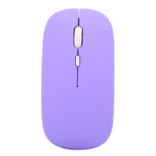 Draadloze optische muis met 3DPI-schakelaar, stabiele 24 GHz draadloze verbinding voor laptops en desktops, paars