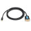 Adaptador USB para RS232 com conector serial DB9 macho, chipset PL2303, cabo conversor serial sem necessidade de alimentação externa, interface 5