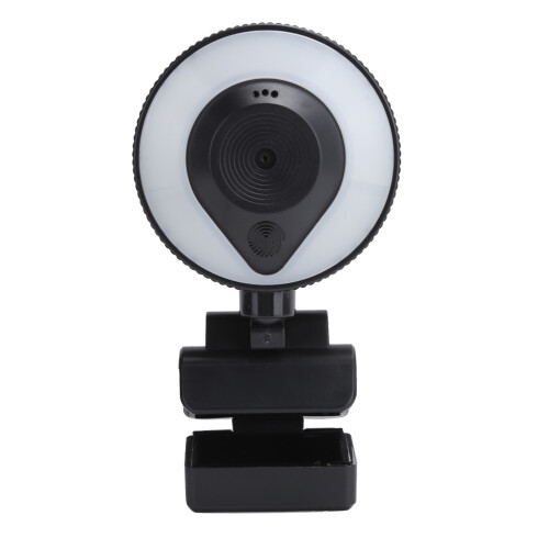 Webcam ροής Ανάλυση Full HD με δακτύλιο ελέγχου αφής Ενσωματωμένο μικρόφωνο με φωτισμό