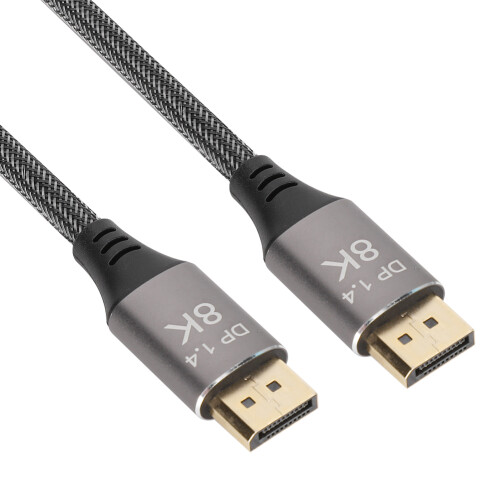 Καλώδιο Ultra HD 8K DisplayPort 1.4 Υψηλός ρυθμός ανανέωσης για παιχνίδια, εύρος ζώνης 32.4Gbps 2