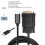 Καλώδιο μετατροπέα USB C σε VGA, αξιόπιστος σχεδιασμός, σταθερός, plug and play 3