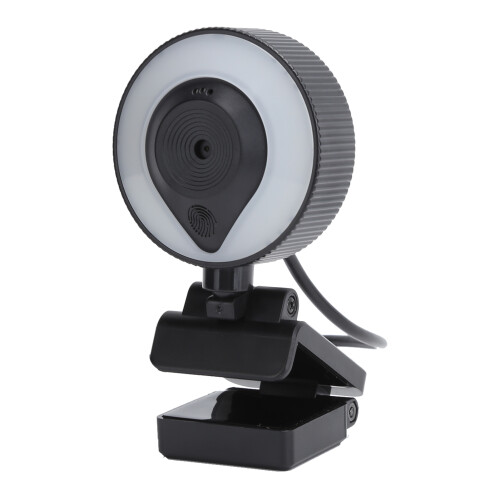 Webcam ροής Ανάλυση Full HD με δακτύλιο ελέγχου αφής Ενσωματωμένο μικρόφωνο με φωτισμό 1