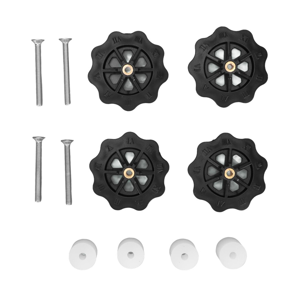 Upgraded Hand Twist Leveling Nut For 3D Printer, Large Torque Adjustment Hexagonal Support Hot Bed Stabilization System With Abs Material Knobs And M4 9176269521721