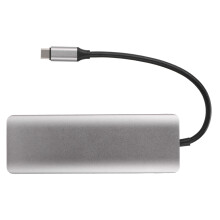 Hub USB-C portatile per connettività multi-dispositivo, trasferimento dati ad alta velocità e uscita video HDMI 4K con supporto doppio monitor,