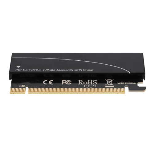 Κάρτα επέκτασης PCIe M.2NVMe SSD, προσαρμογέας ψύξης ψύκτρας αλουμινίου για συμβατότητα 2