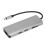 Φορητός διανομέας USB-C με σταθερή παροχή ρεύματος, υποστήριξη δύο οθονών και 3