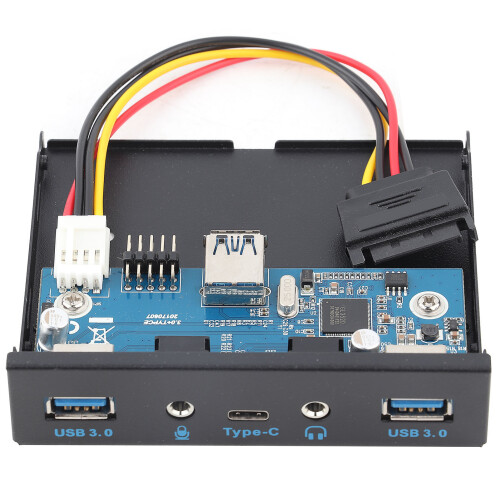 USB3.0HUB Plug and Play, μπροστινό πάνελ 3,5 ιντσών με δυνατότητα επέκτασης USB3.1 με διασύνδεση 1