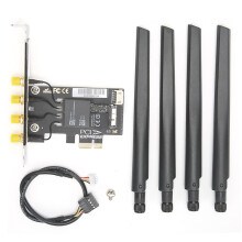 Placă de rețea wireless cu suport dual-band, Wifi ultrarapid de 1750 Mbps, viteză super rapidă, rază largă de acțiune wireless,