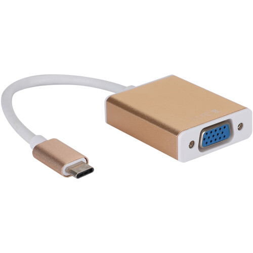 High Definition Resolutions Adapter, Sync Data Charging Cable For Macbook Air 12 Inches, Durable Construction Type-C To VGA Interface Display Device C 1