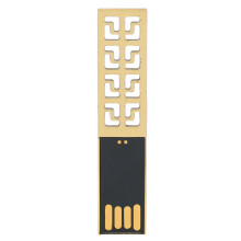 Pen drive USB sem tampa com design giratório e argola para chaveiro, dispositivo de armazenamento portátil de alta velocidade, compatível com USB