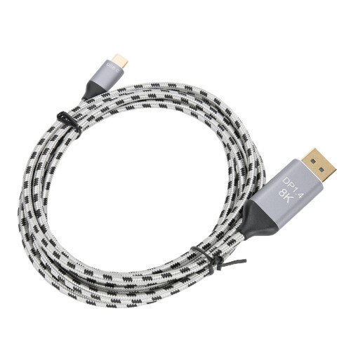 Καλώδιο DisplayPort τριπλής θωράκισης με δυνατότητα 8K, συμβατό με παλαιότερες 2