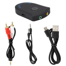 Adaptador transmissor/receptor Bluetooth 5.1 para sistema de som doméstico. Transmissão sem fio de baixa latência, ampla compatibilidade e